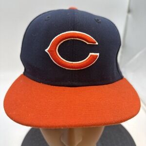 New Era 9FIFTY Chicago Bears Youth Fitted Hat Navy Blue Orange ADJUSTABLE